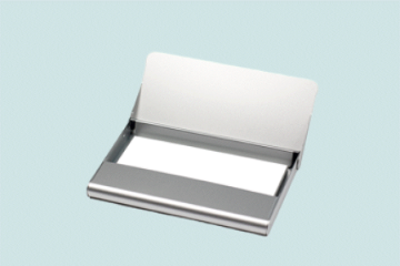 Imagen de Business Card Case and Holder - Mattesilver