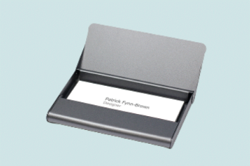 Image de Étui et porte-cartes de visite - Gris