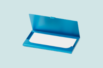 Imagen de Estuche para Tarjetas de Negocios - Azul Claro 5mm