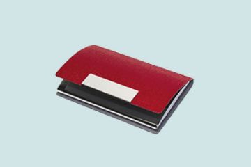 Image de Porte-cartes de visite ATLAS - Rouge