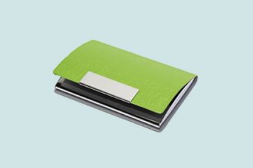 Image de Porte-cartes de visite ATLAS - Vert