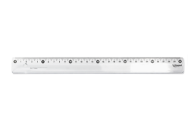 Picture of Plastic ruler 30cm transparent