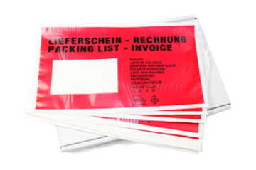 Picture of Packaging List - Invoice Envelopes/Wallets DIN lang