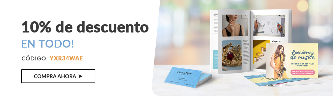 10 % de descuento en todo