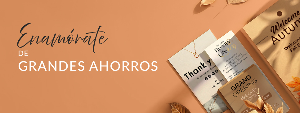 Enamórate de grandes ahorros