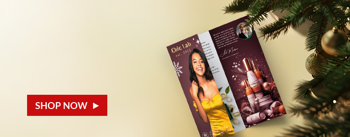 z-fold custom folded leaflets on table